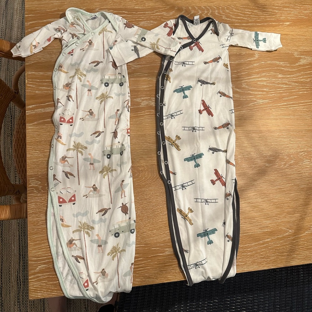 Adorable Airplane and Animal Print Sleep Sacks